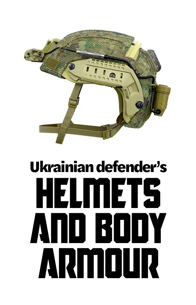 Helmets and body armour