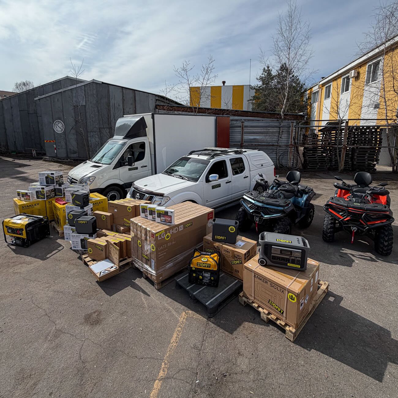 Unsere Hilfe für die Front