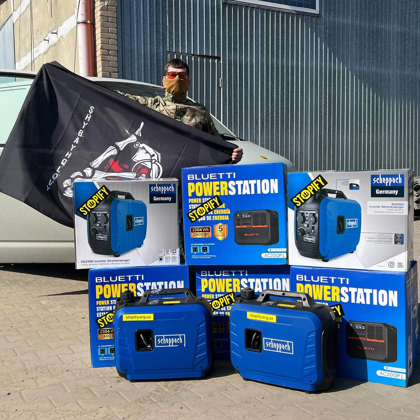 Unsere Hilfe für die Front