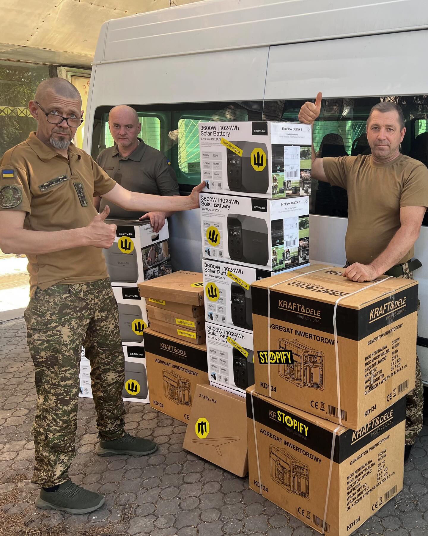 Our help to the front line