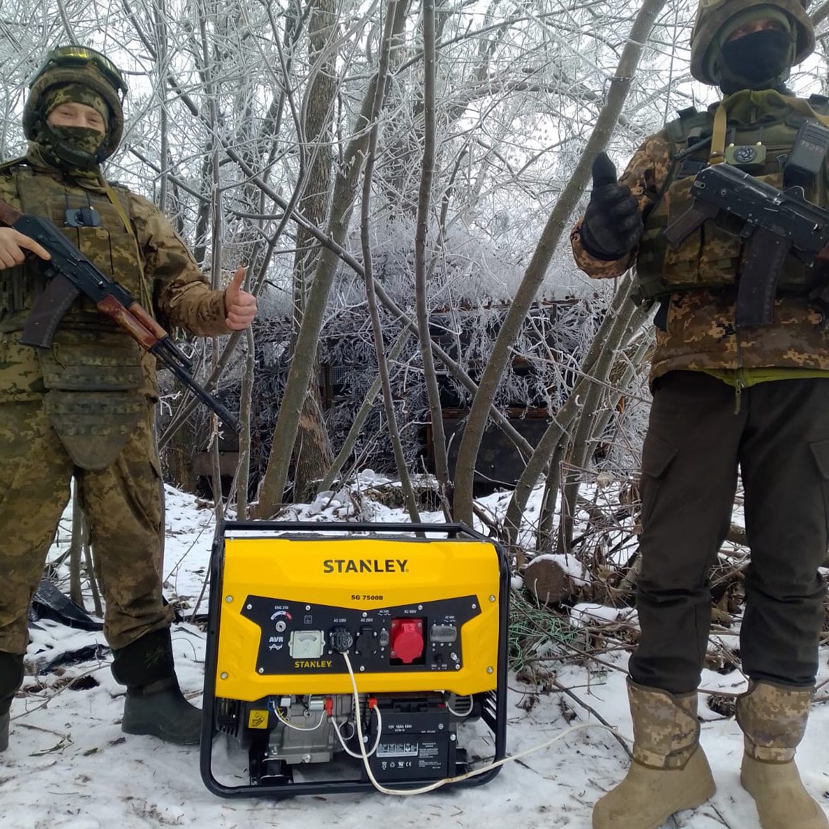 Our help to the front line